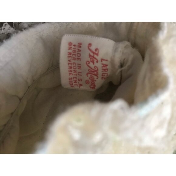 Vintage 1960's "Her Majesty" Girl's Granny Hat And Matching Slippers Size Large - Picture 9 of 10